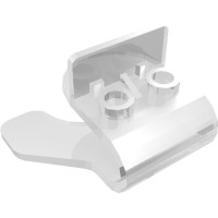 18663 - Minifig Stand Flexible (Super Jumper) - Trans-Clear