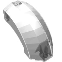 41881 - Windscreen 12 x 6 x 6 Curved - Trans-Clear