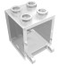 4345b - Trans-Clear - Box 2 x 2 x 2 [Hollow Studs]