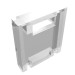 4346 - Trans-Clear - Box 2 x 2 x 2 Door with Slot