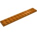 2445 - Plate 2 x 12 - Dark Orange