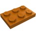 3021 - Plate 2 x 3 - Dark Orange