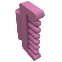 30112b - Belville, Animal / Creature Accessory, Horse Comb - Dark Pink