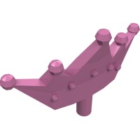 33322 - Headwear Accessory Crown / Tiara - Dark Pink