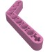 45456 - Dark Pink - Clikits Icon, Flower 2 x 2 Small, 10 Petals with Pin [Frosted]