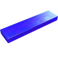 2431 - Tile 1 x 4 with Groove - Trans-Purple