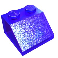 3039 - Slope 45Â° 2 x 2 - Trans-Purple