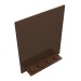 30102 - Brown - Door 2 x 5 x 5 Swivel, Flat Base
