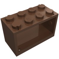 4209 - String Reel 2 x 4 x 2 Holder With Closed Studs - Brown