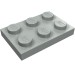 3021 - Plate 2 x 3 - Light Gray