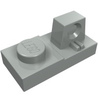30383 - Hinge Plate 1 x 2 Locking with 1 Finger On Top - Light Gray