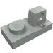 30383 - Light Gray - Hinge Plate 1 x 2 Locking with 1 Finger On Top
