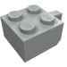 30389a - Light Gray - Hinge Brick 2 x 2 Locking with 1 Finger Vertical [No Axle Hole]