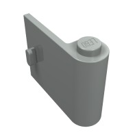 3188 - Door 1 x 3 x 2 Right - Light Gray