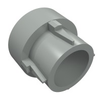 32187 - Technic Driving Ring Extension, 4 Ridges - Light Gray