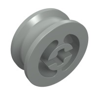 3482 - Wheel with Split Axle hole - Light Gray