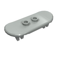 42511 - Sports Skateboard with Trolley Wheel Holders - Light Gray