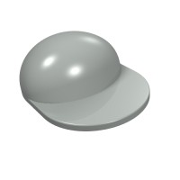 4485 - Hat / Cap Long Peak [Plain] - Light Gray