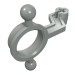 6540a - Technic Steering Arm Large with Hub, Towballs - Pin Connection - Light Gray