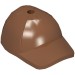 11303 - Reddish Brown - Hat / Cap Short Curved Bill with Seams and Hole on Top