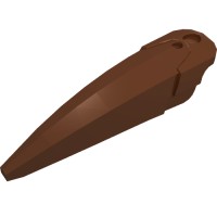 15362 - Large Figure Limb Cover / Claw / Spike Large with Axle - Reddish Brown