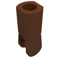 23443 - Bar Holder with Hole and Bar Handle - Reddish Brown
