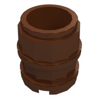 2489 - Barrel 2 x 2 x 2 - Reddish Brown