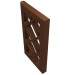 2529 - Reddish Brown - Window 1 x 2 x 3 Pane Latticed