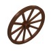33212 - Reddish Brown - Wheel Wagon Giant (56mm D., 7 studs Dia.)