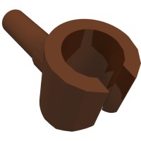 3820 - Minifig Hand - Reddish Brown