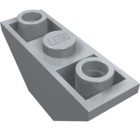 18759 - Slope Inverted 45Â° 3 x 1 Double with 2 Blocked Open Studs - Light Bluish Gray
