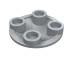 2654 - Plate Round 2 x 2 with Rounded Bottom [Boat Stud] - Light Bluish Gray
