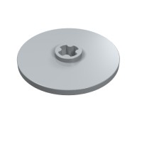 2723 - Technic Disc 3 x 3 - Light Bluish Gray