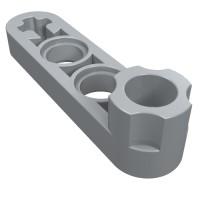 2825 - Technic Beam 1 x 4 Thin with Stud Connector - Light Bluish Gray