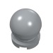 30106 - Light Bluish Gray - Equipment Crystal Ball Globe 2 x 2 x 2