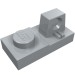 30383 - Light Bluish Gray - Hinge Plate 1 x 2 Locking with 1 Finger On Top