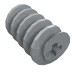 4716 - Light Bluish Gray - Technic Worm Gear