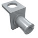 48724 - Minifig Neckwear Bracket with Technic Pin - Light Bluish Gray