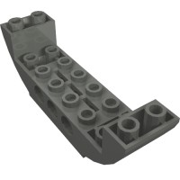 11301 - Slope, Curved 2 x 8 x 2 Inverted Double - Dark Bluish Gray