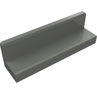 15207 - Panel 1 x 4 x 1 with Rounded Corners [Thin Wall] - Dark Bluish Gray
