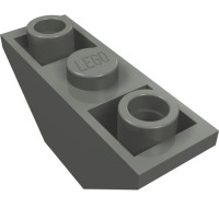 18759 - Slope Inverted 45Â° 3 x 1 Double with 2 Blocked Open Studs - Dark Bluish Gray
