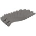 20313 - Creature Body Part, Wing 4 x 7 Left with Feathers and Handles for Clips - Dark Bluish Gray