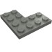 2639 - Plate 4 x 4 Corner - Dark Bluish Gray