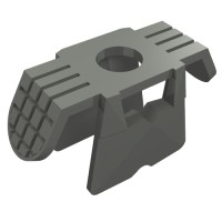 30174 - Minifig Neckwear Armour Ninja Style [Plain] - Dark Bluish Gray