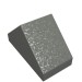 3044b - Dark Bluish Gray - Slope 45Â° 2 x 1 Double with Ovoid Bottom Pin