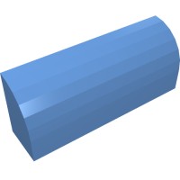 10314 - Brick Curved 1 x 4 x 1 1/3 No Studs - Medium Blue