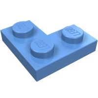 2420 - Plate 2 x 2 Corner - Medium Blue