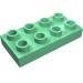 40666 - Duplo Plate 2 x 4 - Medium Green