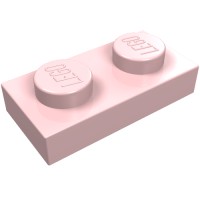 3023 - Plate 1 x 2 - Light Pink