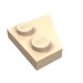 24299 - Wedge Plate 2 x 2 Left - Light Nougat